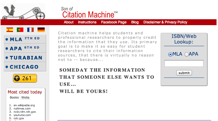 the citation machine